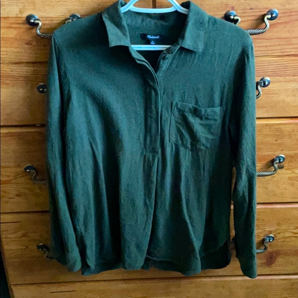 Madewell Button Back Flannel - image 1